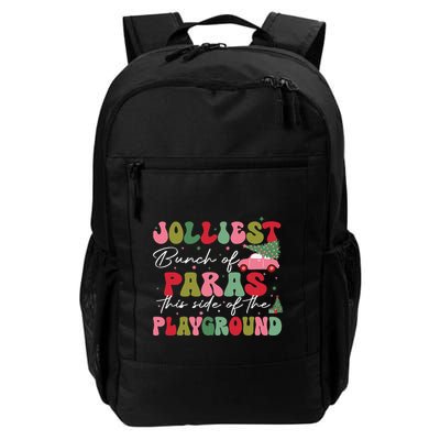 Jolliest Bunch Of Paras This Side Of The Playground Xmas Backpack