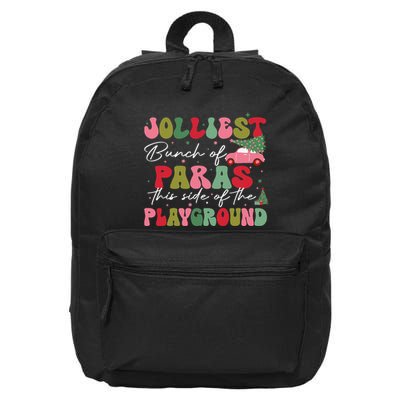 Jolliest Bunch Of Paras This Side Of The Playground Xmas 16 in Basic Backpack