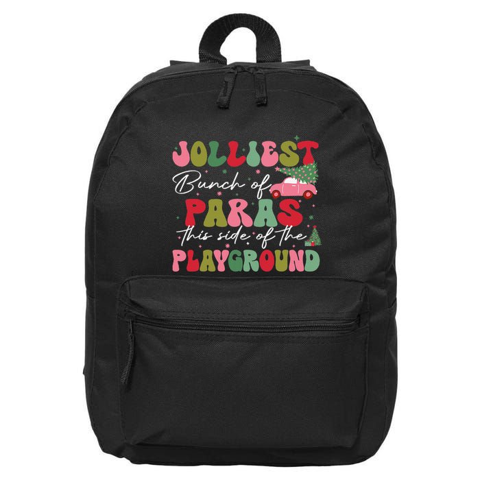 Jolliest Bunch Of Paras This Side Of The Playground Xmas 16 in Basic Backpack