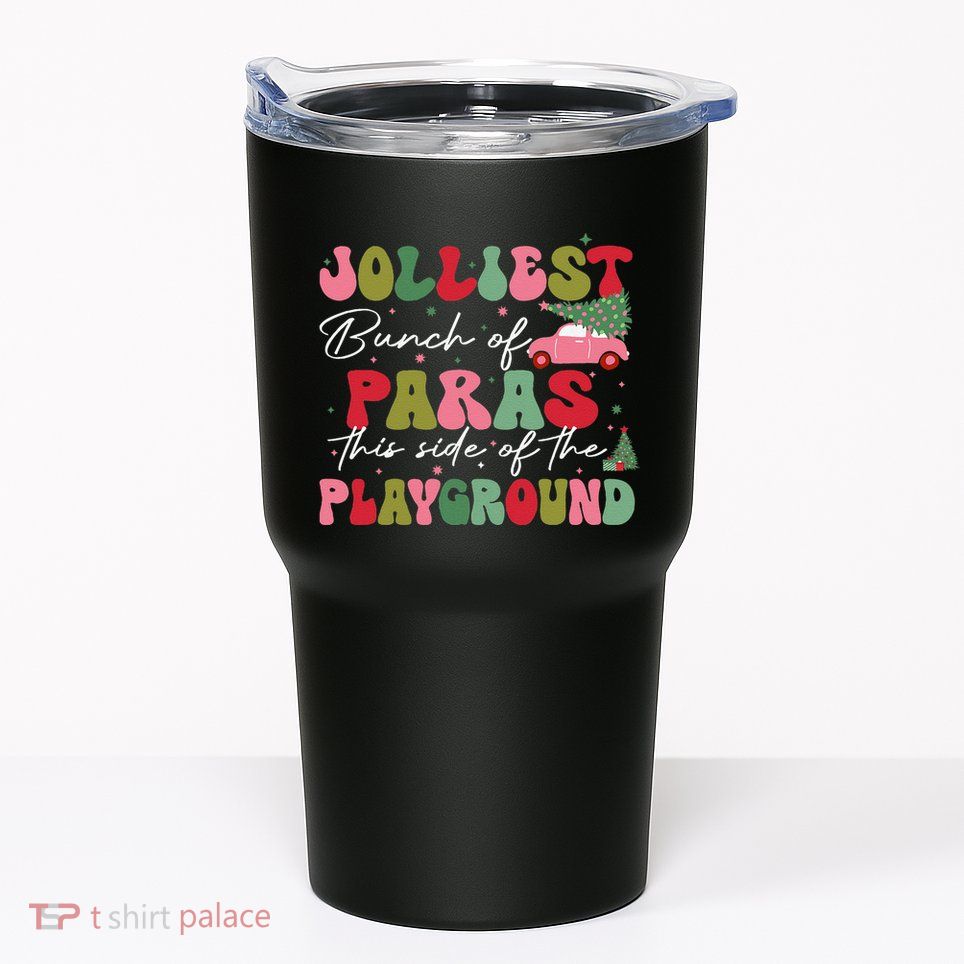 Jolliest Bunch Of Paras This Side Of The Playground Xmas Tumbler