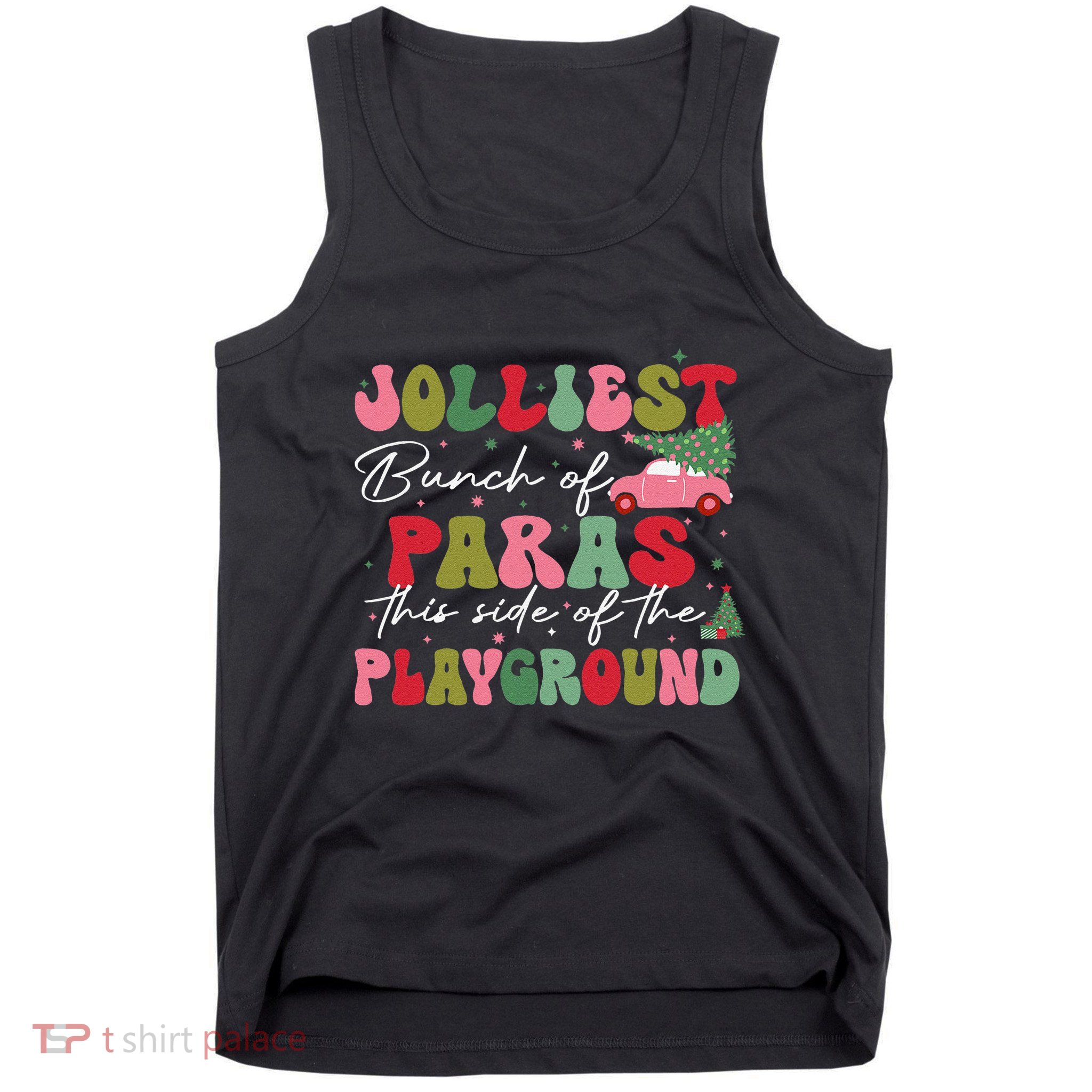 Jolliest Bunch Of Paras This Side Of The Playground Xmas Tank Top