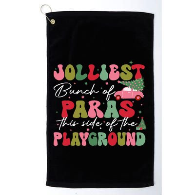Jolliest Bunch Of Paras This Side Of The Playground Xmas Golf Towel