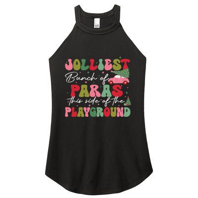 Jolliest Bunch Of Paras This Side Of The Playground Xmas Women's Perfect Tri Rocker Tank