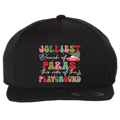 Jolliest Bunch Of Paras This Side Of The Playground Xmas Wool Snapback Cap