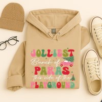 Jolliest Bunch Of Paras This Side Of The Playground Xmas Hoodie