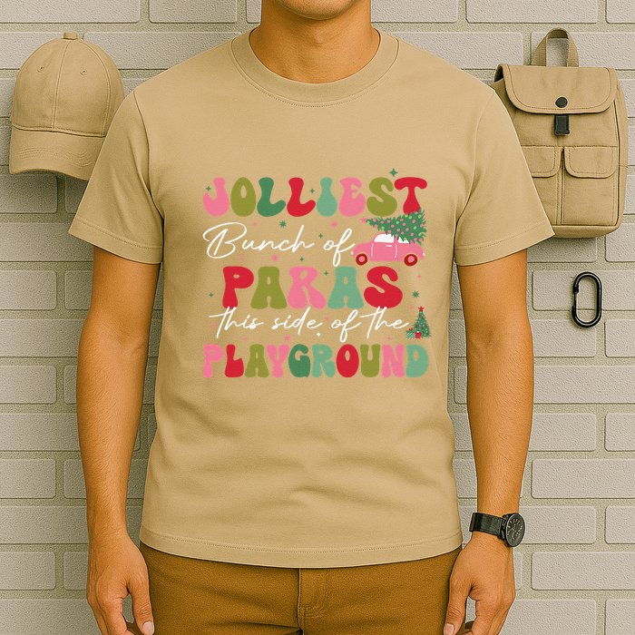 Jolliest Bunch Of Paras This Side Of The Playground Xmas T-Shirt