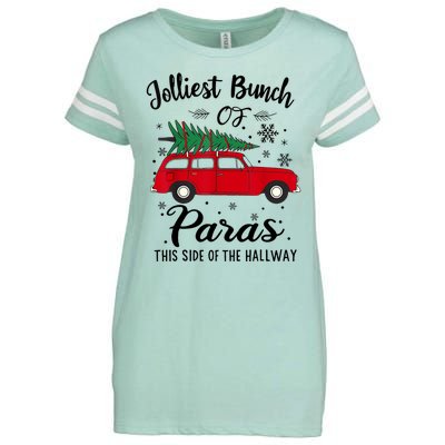 Jolliest Bunch Of Paras This Side Of The Hallway Xmas Enza Ladies Jersey Football T-Shirt