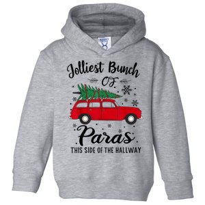 Jolliest Bunch Of Paras This Side Of The Hallway Xmas Toddler Hoodie