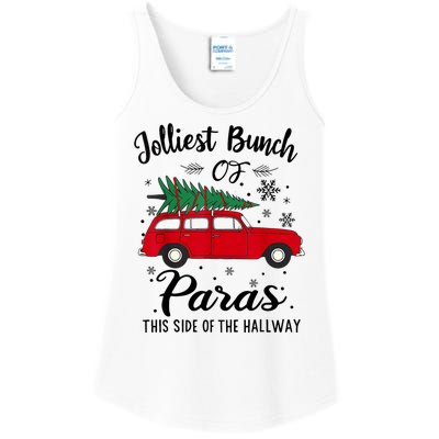 Jolliest Bunch Of Paras This Side Of The Hallway Xmas Ladies Essential Tank