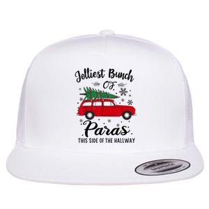 Jolliest Bunch Of Paras This Side Of The Hallway Xmas Flat Bill Trucker Hat