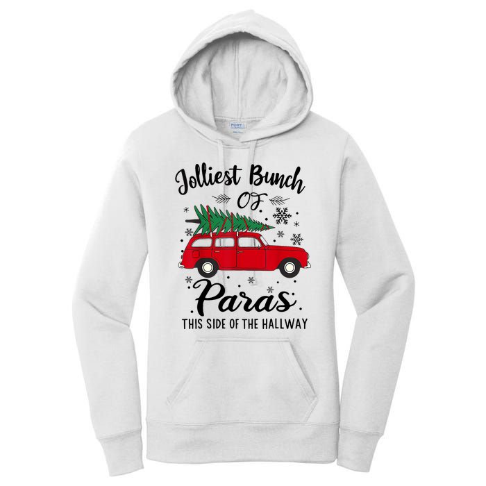 Jolliest Bunch Of Paras This Side Of The Hallway Xmas Women's Pullover Hoodie