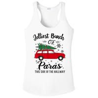 Jolliest Bunch Of Paras This Side Of The Hallway Xmas Ladies PosiCharge Competitor Racerback Tank