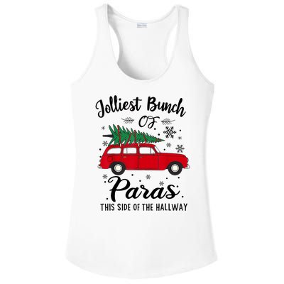 Jolliest Bunch Of Paras This Side Of The Hallway Xmas Ladies PosiCharge Competitor Racerback Tank