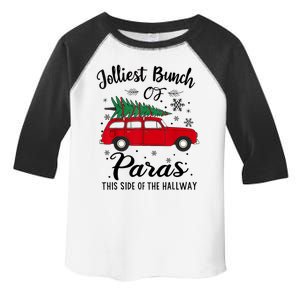 Jolliest Bunch Of Paras This Side Of The Hallway Xmas Toddler Fine Jersey T-Shirt