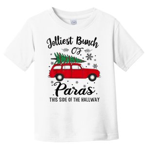 Jolliest Bunch Of Paras This Side Of The Hallway Xmas Toddler T-Shirt