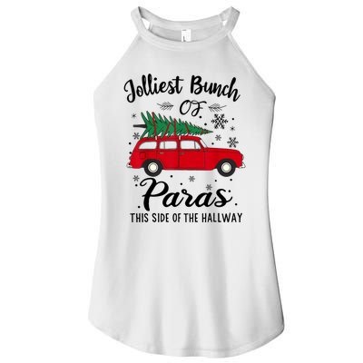 Jolliest Bunch Of Paras This Side Of The Hallway Xmas Women's Perfect Tri Rocker Tank