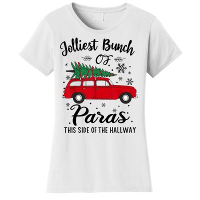 Jolliest Bunch Of Paras This Side Of The Hallway Xmas Women's T-Shirt