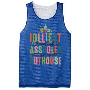 Jolliest Bunch Of Assholes This Side Of The Nut House Great Gift Mesh Reversible Basketball Jersey Tank