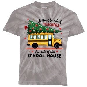 Jolliest Bunch Of Teachers This Side Of The School House Kids Tie-Dye T-Shirt