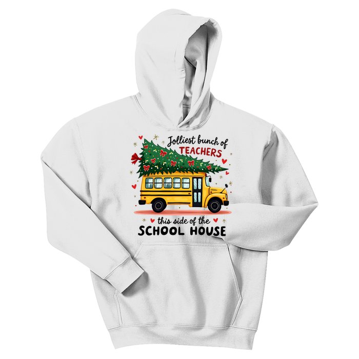 Jolliest Bunch Of Teachers This Side Of The School House Kids Hoodie