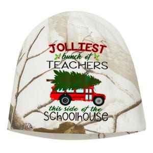 Jolliest Bunch Of Teachers This Side Of The Schoolhouse Kati - Camo Knit Beanie