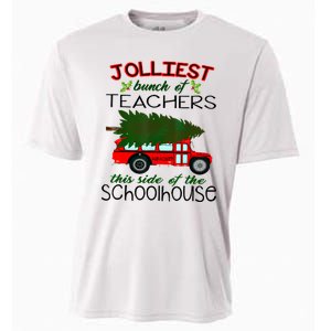 Jolliest Bunch Of Teachers This Side Of The Schoolhouse Cooling Performance Crew T-Shirt