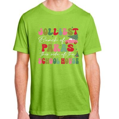 Jolliest Bunch Of Paras This Side Of The School House Xmas Adult ChromaSoft Performance T-Shirt