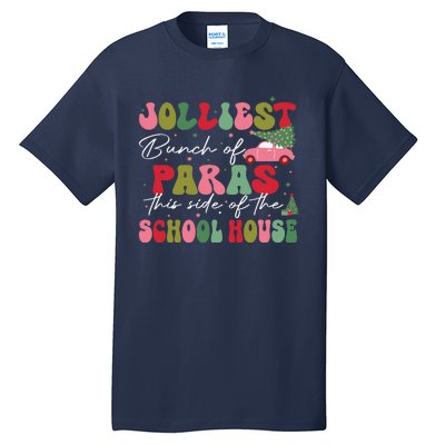 Jolliest Bunch Of Paras This Side Of The School House Xmas Tall T-Shirt