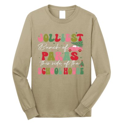 Jolliest Bunch Of Paras This Side Of The School House Xmas Long Sleeve Shirt