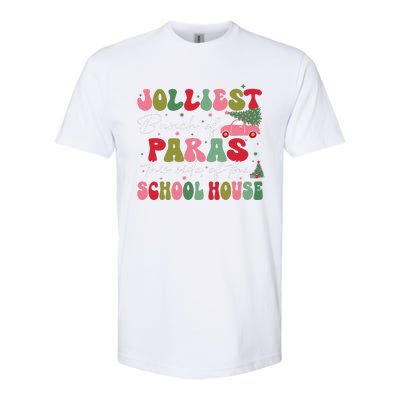 Jolliest Bunch Of Paras This Side Of The School House Xmas Softstyle CVC T-Shirt