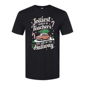 Jolliest Bunch Of Teachers This Side Of The Hallway X Mas Softstyle® CVC T-Shirt