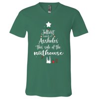 Jolliest Bunch Of Assholes This Side Of The Nut House V-Neck T-Shirt