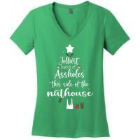 Jolliest Bunch Of Assholes This Side Of The Nut House Women's V-Neck T-Shirt