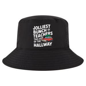 Jolliest Bunch Of Teachers This Side Of The Hallway Xmas Cool Comfort Performance Bucket Hat