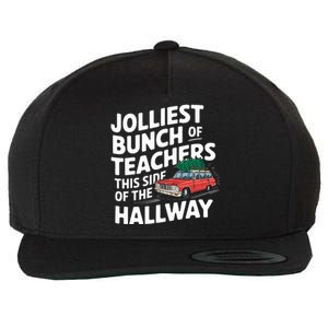 Jolliest Bunch Of Teachers This Side Of The Hallway Xmas Wool Snapback Cap