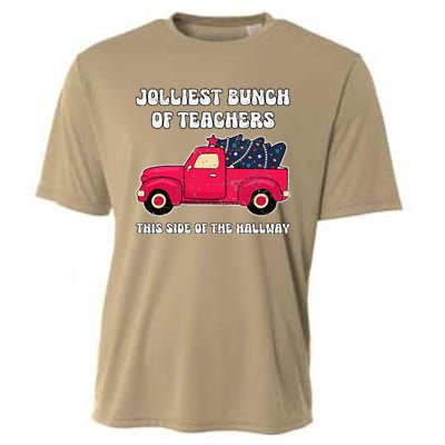 Jolliest Bunch Of Teachers This Side Of The Hallway Cooling Performance Crew T-Shirt