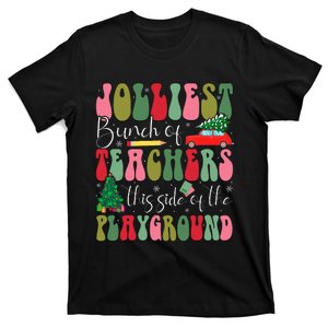 Jolliest Bunch Of Teachers This Side Of The Playground Xmas T-Shirt