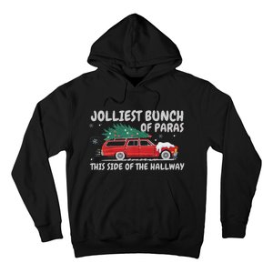 Jolliest Bunch Of Paras This Side Of The Hallway Christmas Hoodie