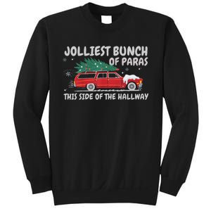 Jolliest Bunch Of Paras This Side Of The Hallway Christmas Sweatshirt