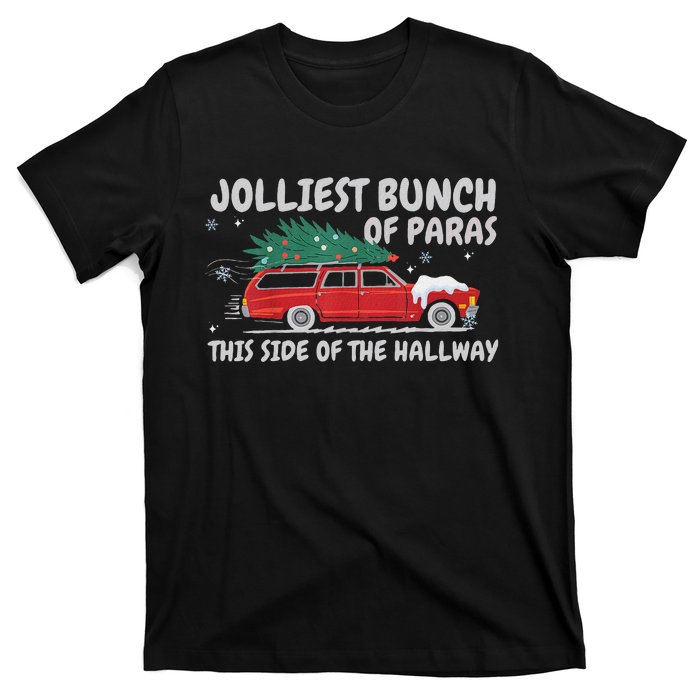 Jolliest Bunch Of Paras This Side Of The Hallway Christmas T-Shirt