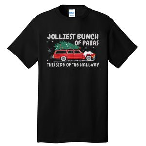 Jolliest Bunch Of Paras This Side Of The Hallway Christmas Tall T-Shirt