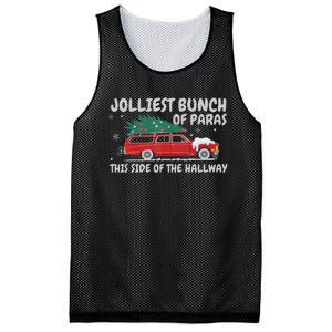 Jolliest Bunch Of Paras This Side Of The Hallway Christmas Mesh Reversible Basketball Jersey Tank