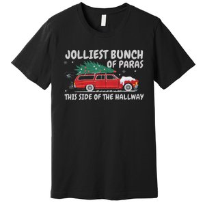 Jolliest Bunch Of Paras This Side Of The Hallway Christmas Premium T-Shirt