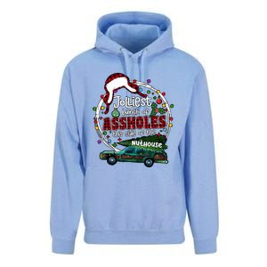 Jolliest Bunch Of Assholes This Side Of The Nut House Unisex Surf Hoodie