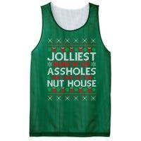 Jolliest Bunch Of Assholes This Side Of The Nut House Mesh Reversible Basketball Jersey Tank