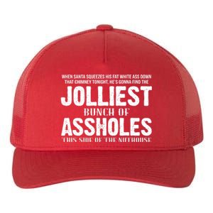 Jolliest Bunch Of Assholes Funny Christmas Vacation Yupoong Adult 5-Panel Trucker Hat