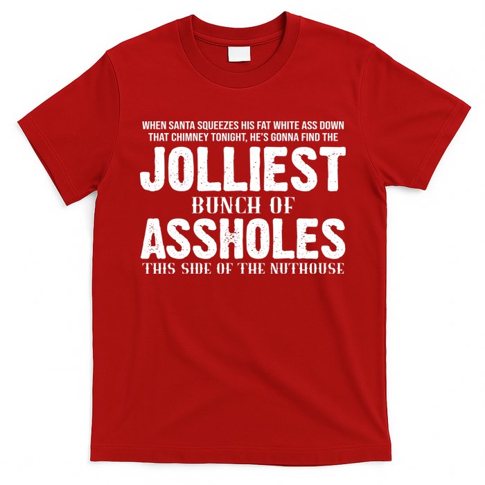 Jolliest Bunch Of Assholes Funny Christmas Vacation T-Shirt