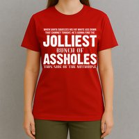 Jolliest Bunch Of Assholes Funny Christmas Vacation T-Shirt