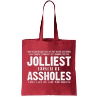 Jolliest Bunch Of Assholes Funny Christmas Vacation Tote Bag