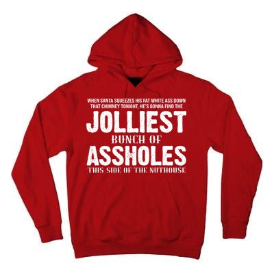 Jolliest Bunch Of Assholes Funny Christmas Vacation Tall Hoodie